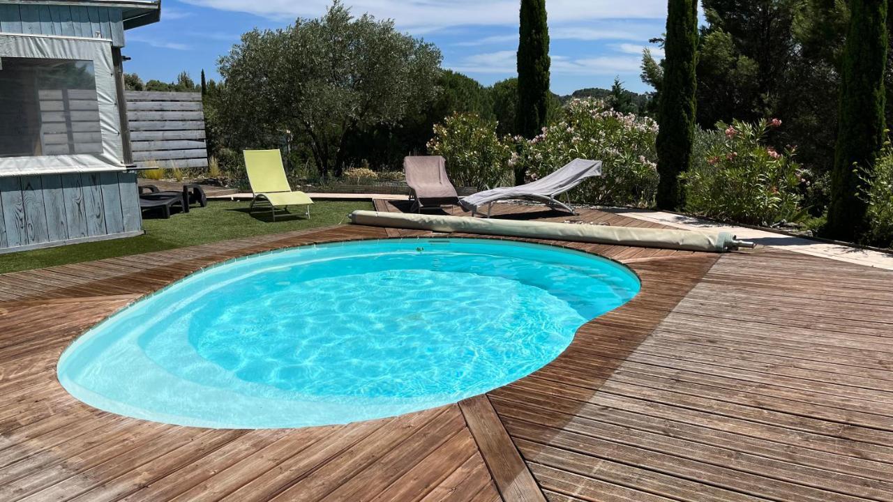 Chambre Tropicale Au Domaine De L'Aven Villeneuve-Minervois Exterior photo